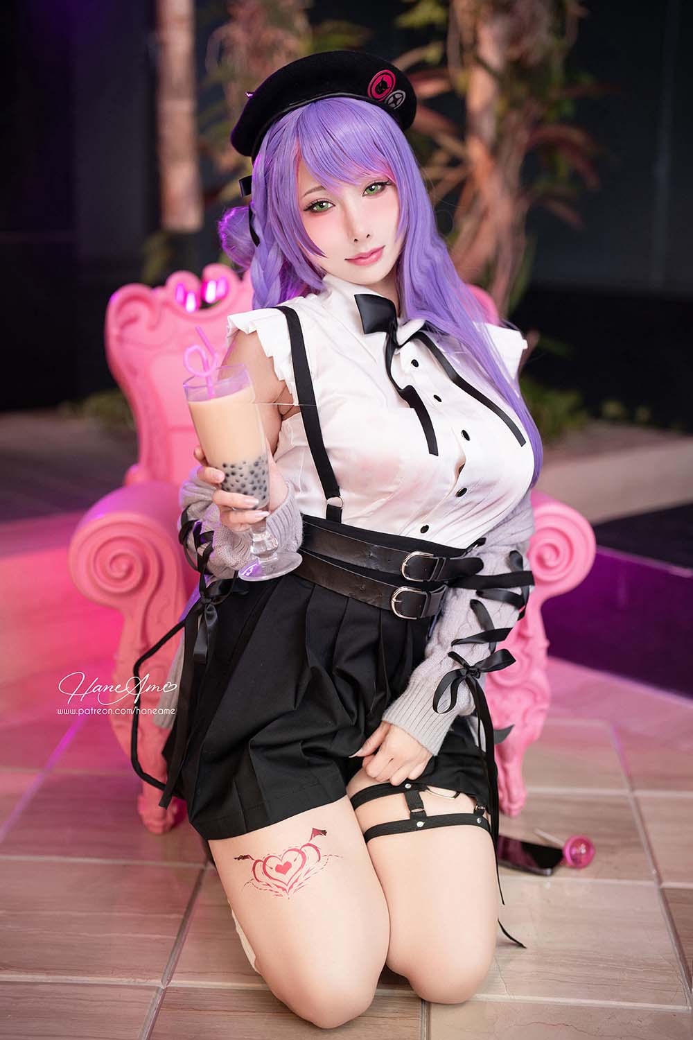 Hane Ame 雨波写真 – HOLOLIVE 常闇TOWA Cosplay-第1张