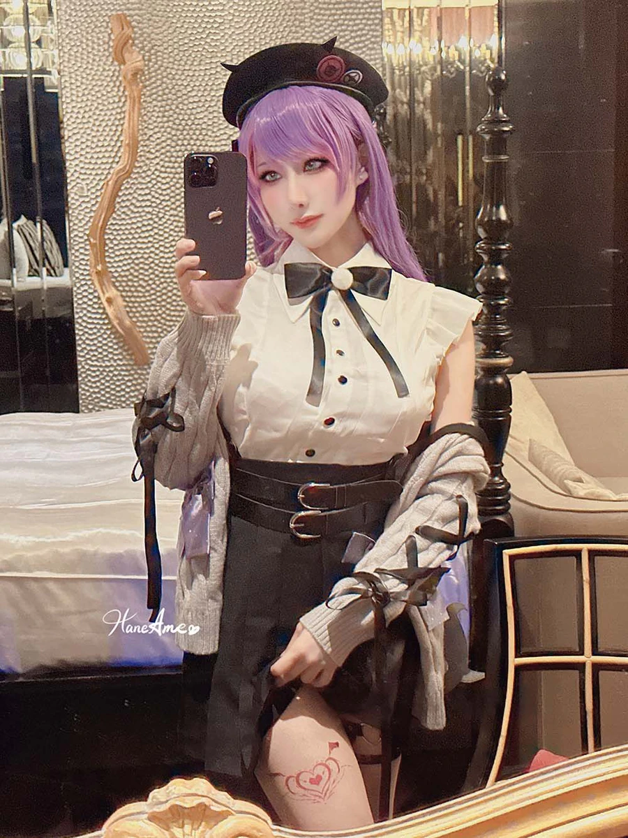 Hane Ame 雨波写真 – HOLOLIVE 常闇TOWA Cosplay-第2张