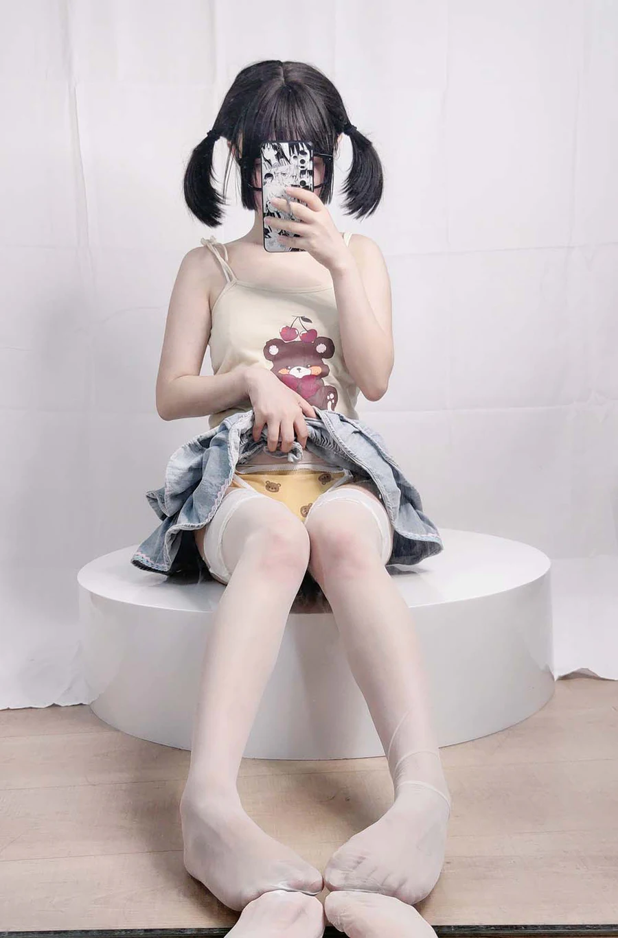 神沢永莉 – 绫蛋糕裙吊带袜汐 Cosplay-第2张