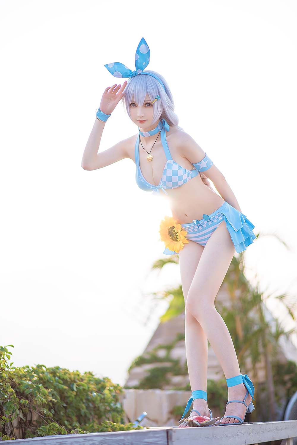 南宫 – 琪亚娜泳装 Cosplay-第1张