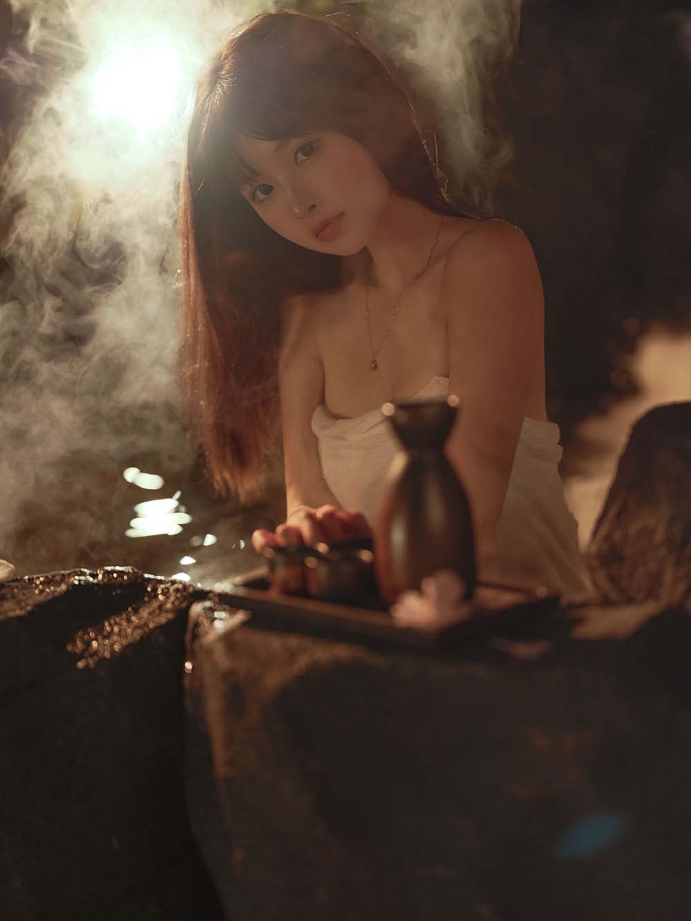 河豚抚子 – 温泉 Cosplay-第2张