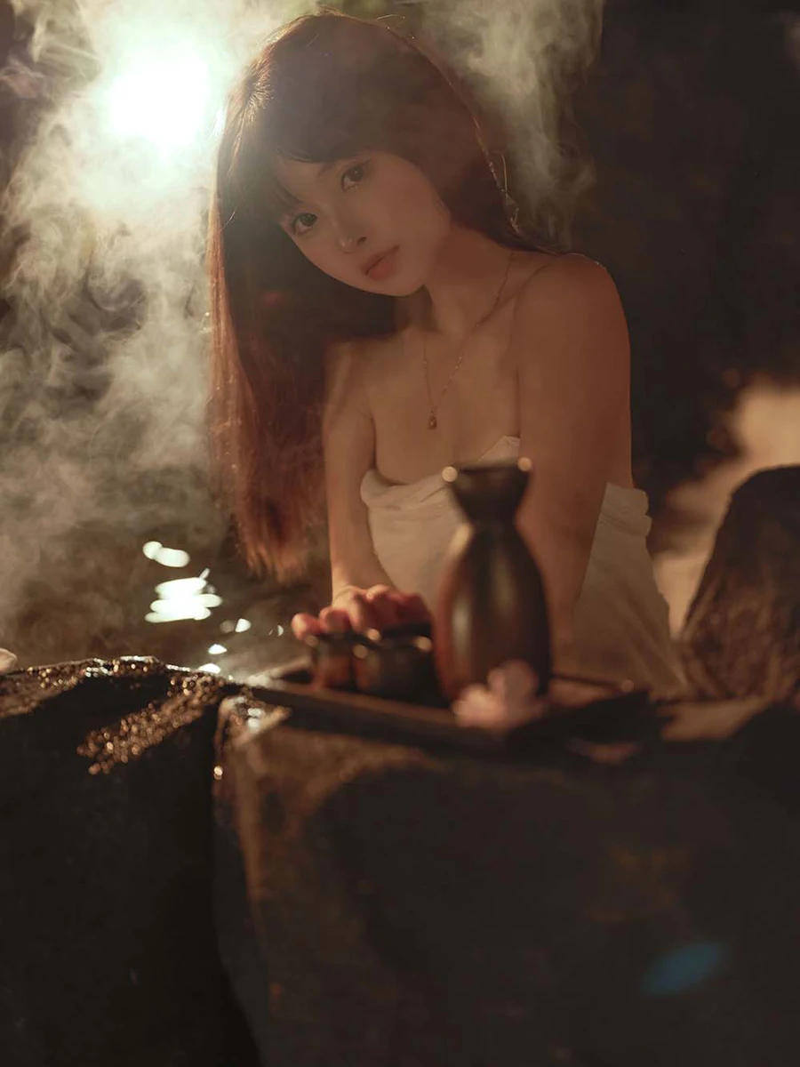 河豚抚子 – 温泉 Cosplay-第2张
