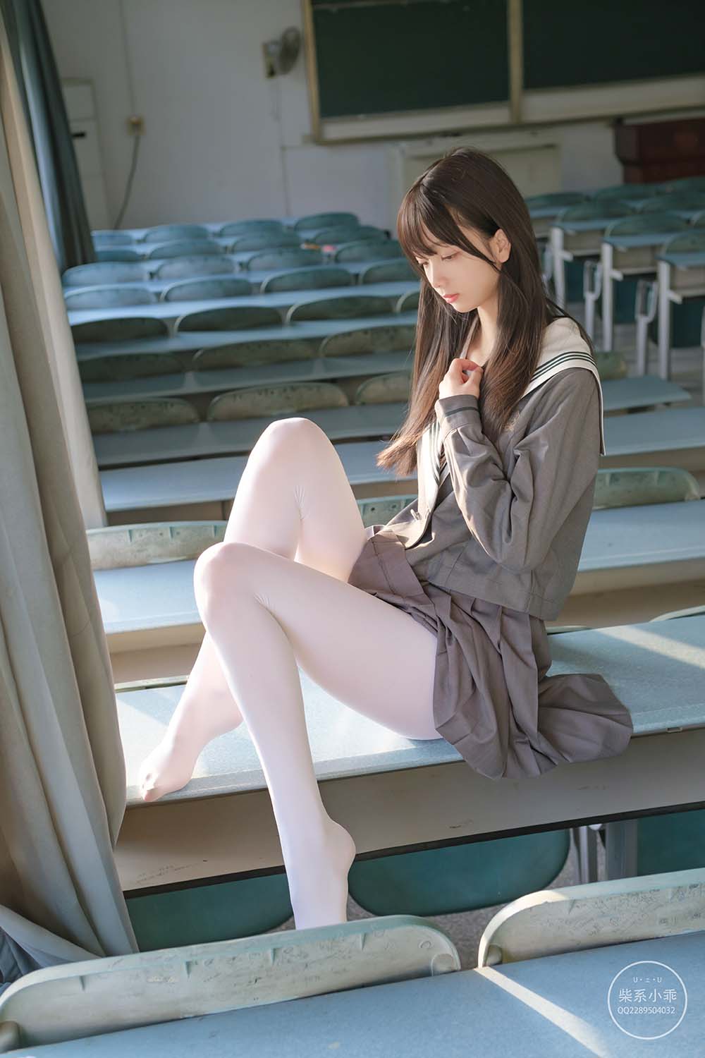 柴系小乖(稚乖画册) – 夜夜 教室 Cosplay-第2张