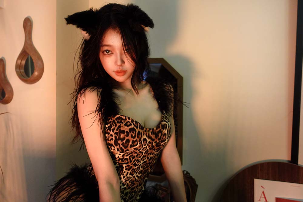 徐珺大哥 – 毛绒豹猫 Cosplay-第2张