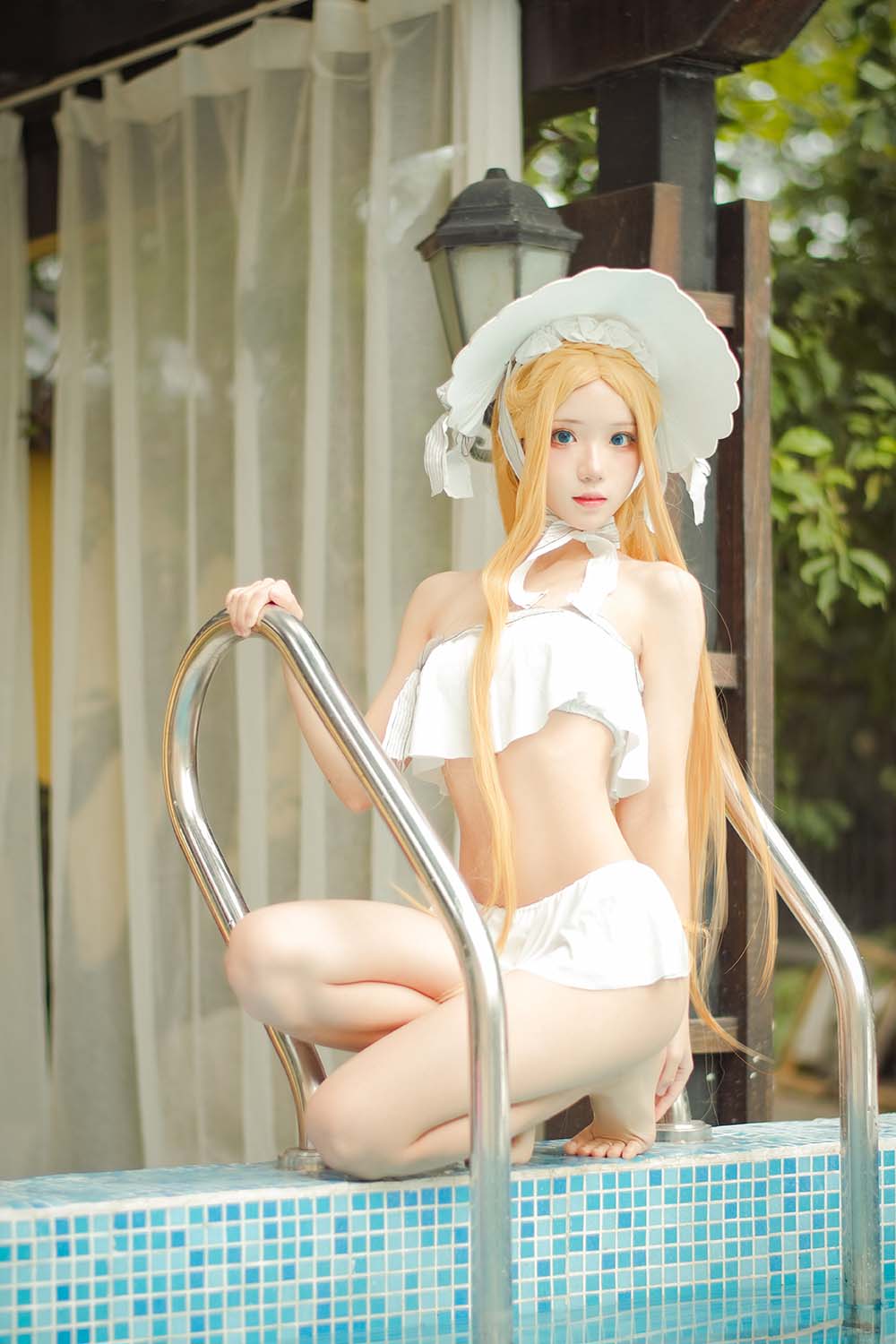 花柒Hana – 阿比泳装 Cosplay-第2张