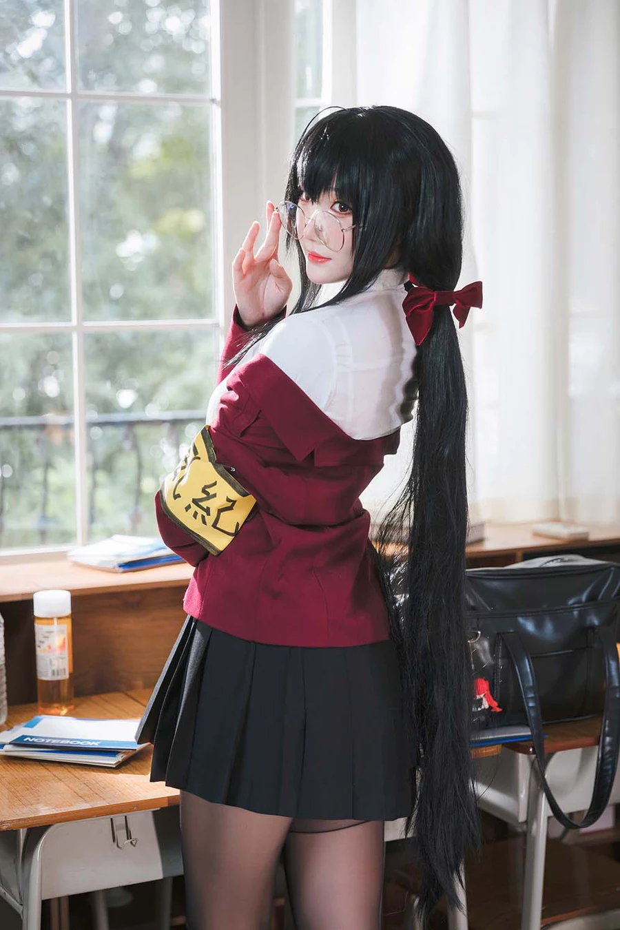 瓜希酱 – 大凤JK Cosplay-第2张
