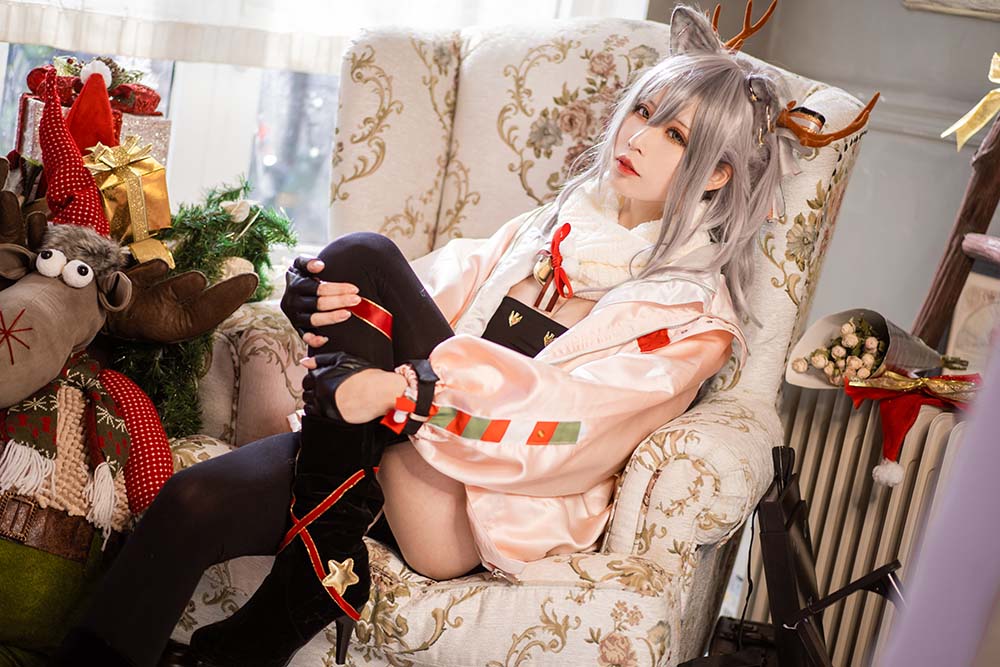 爱老师_PhD – 明日方舟 厚礼 黑cos Cosplay-第2张