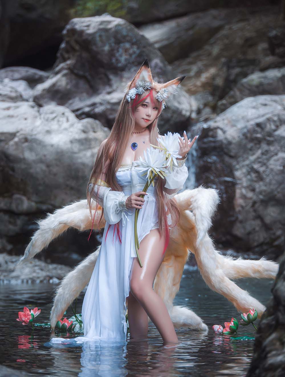 一北亦北 – 天命之子 玉藻前原皮 Cosplay-第1张
