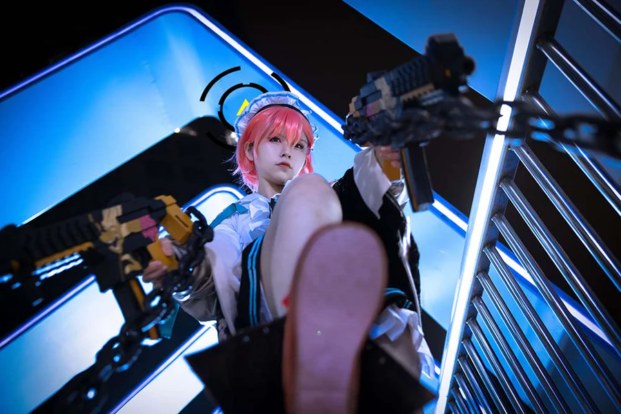 G44不会受伤 – 碧蓝档案 美甘尼禄 Cosplay-第2张