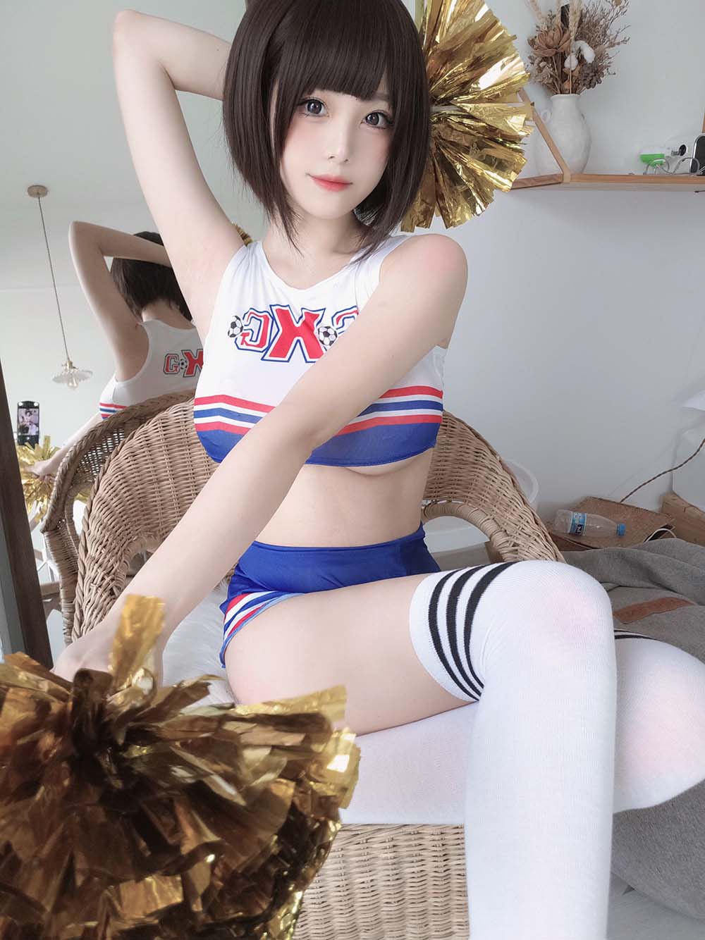 蜜汁猫裘 – 足球宝贝 Cosplay-第2张