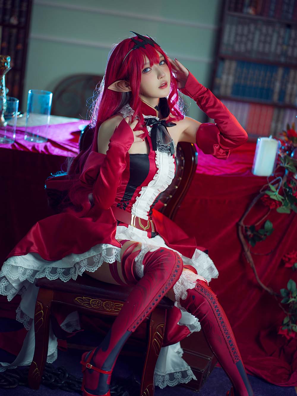 阿包也是兔娘 – FATE妖精骑士崔斯坦 Cosplay-第1张
