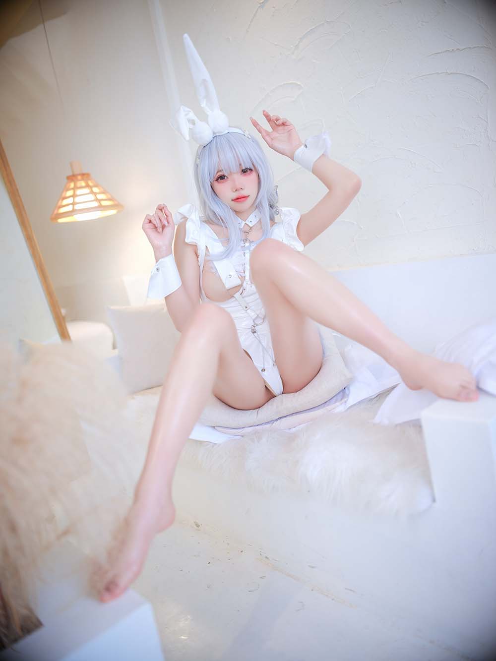 咬一口兔娘 – 恶毒兔女郎 Cosplay-第2张