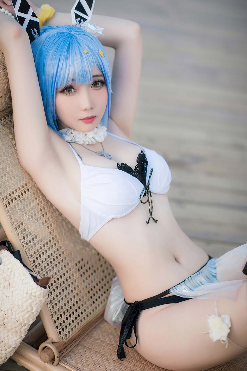 焖焖碳 – 加斯科涅泳装 Cosplay-第2张