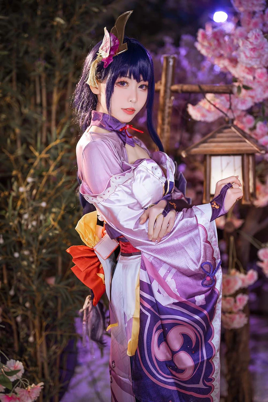 樱岛嗷一 – 雷电将军 Cosplay-第2张