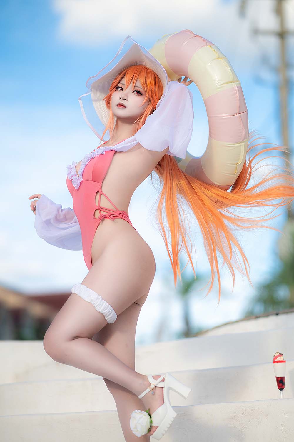 伊喵君 – 碧蓝航线 黎塞留泳装 Cosplay-第1张