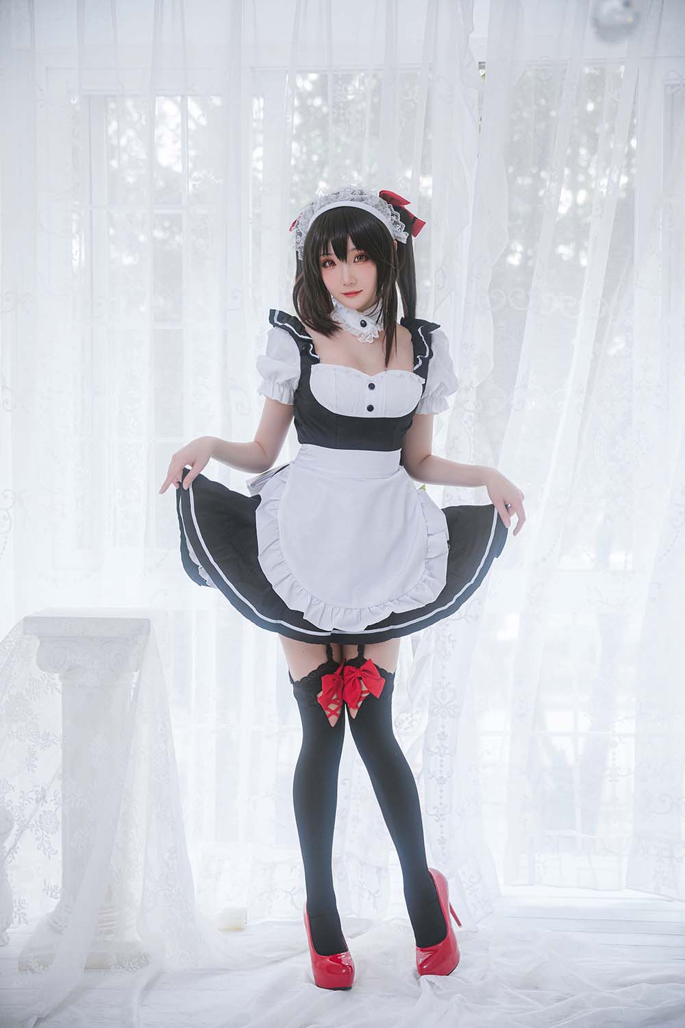 瓜希酱 – 时崎狂三 Cosplay-第1张