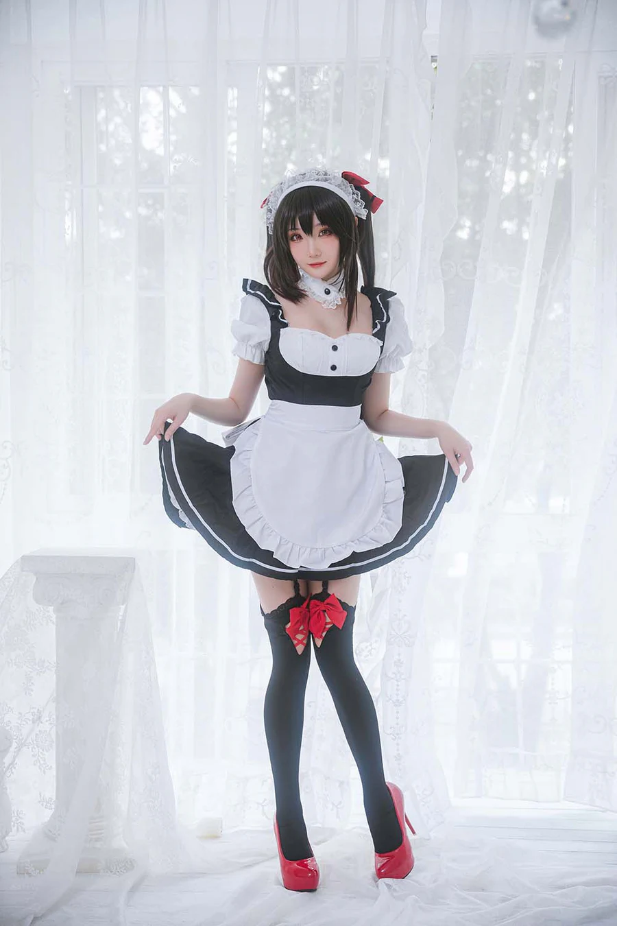 瓜希酱 – 时崎狂三 Cosplay-第1张