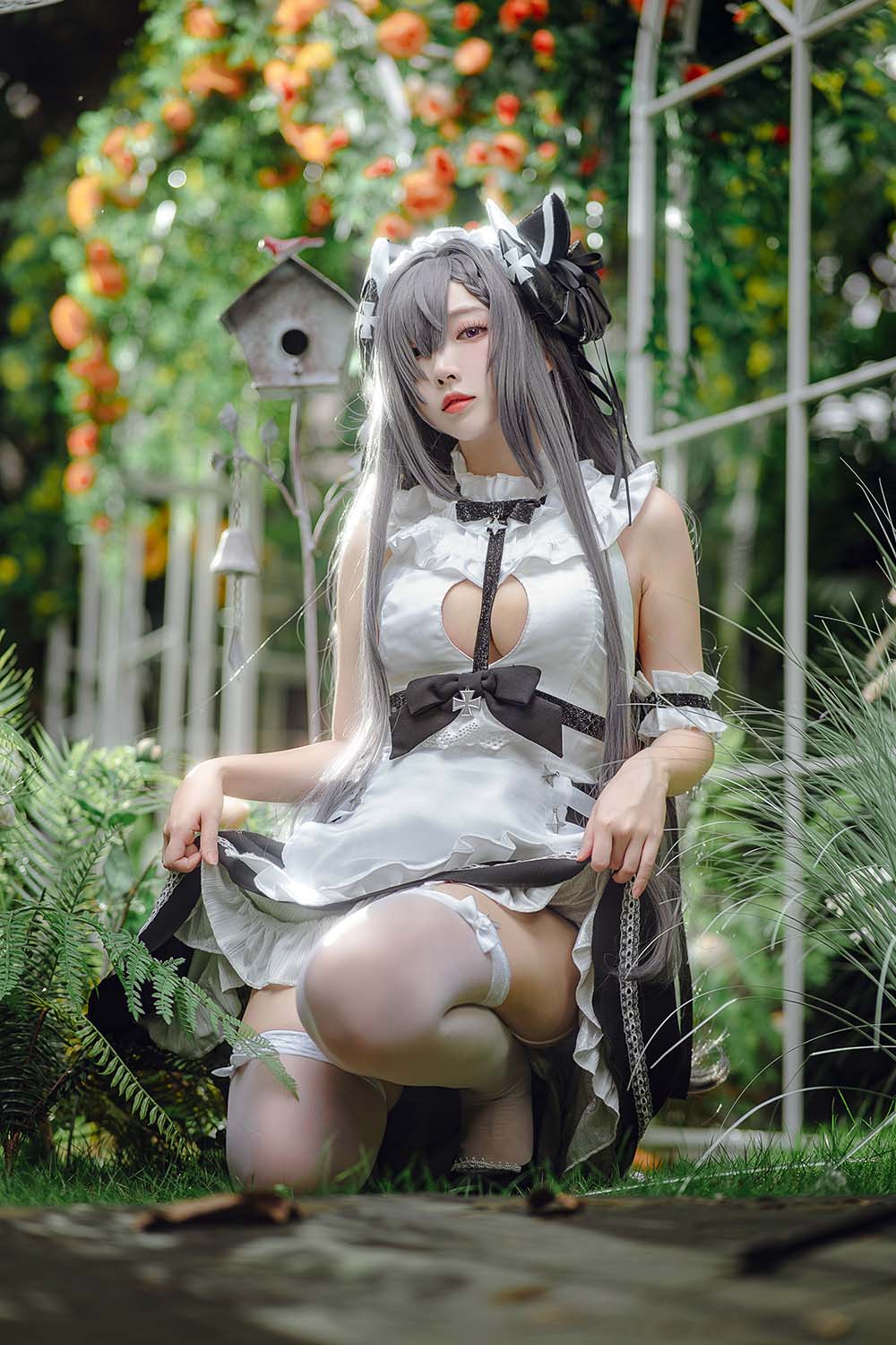 宫本桜 – 奥古斯特女仆装 Cosplay-第2张