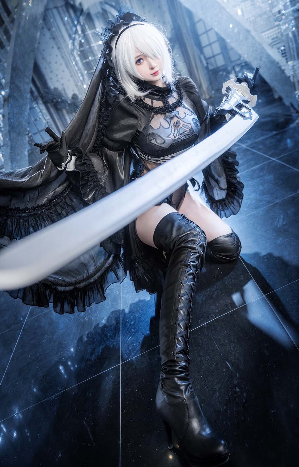 叉子宝宝 – 2B 尼尔机械纪元 Cosplay-第1张
