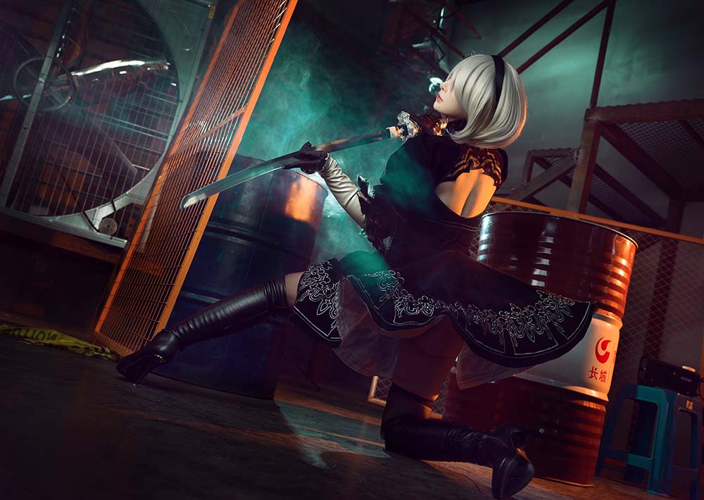 叉子宝宝 – 2B 尼尔机械纪元 Cosplay-第2张