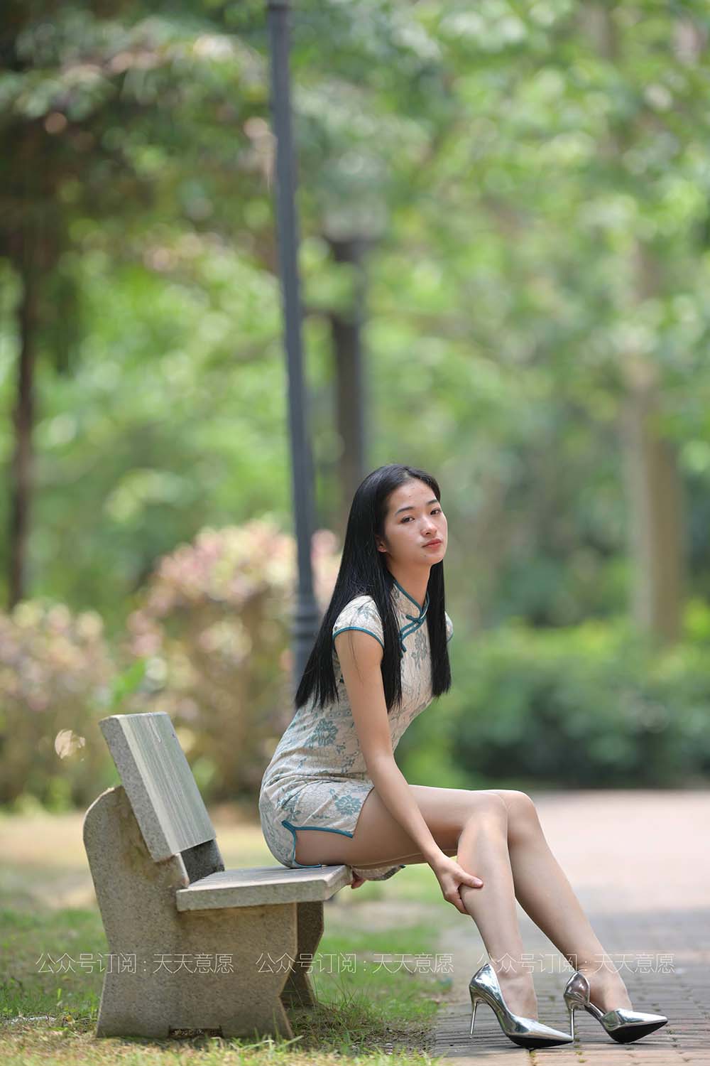 [IESS异思趣向] 2021.05.04 丝享家796：宁宁《绿荫旗袍秀》 IESS异思趣向-第1张