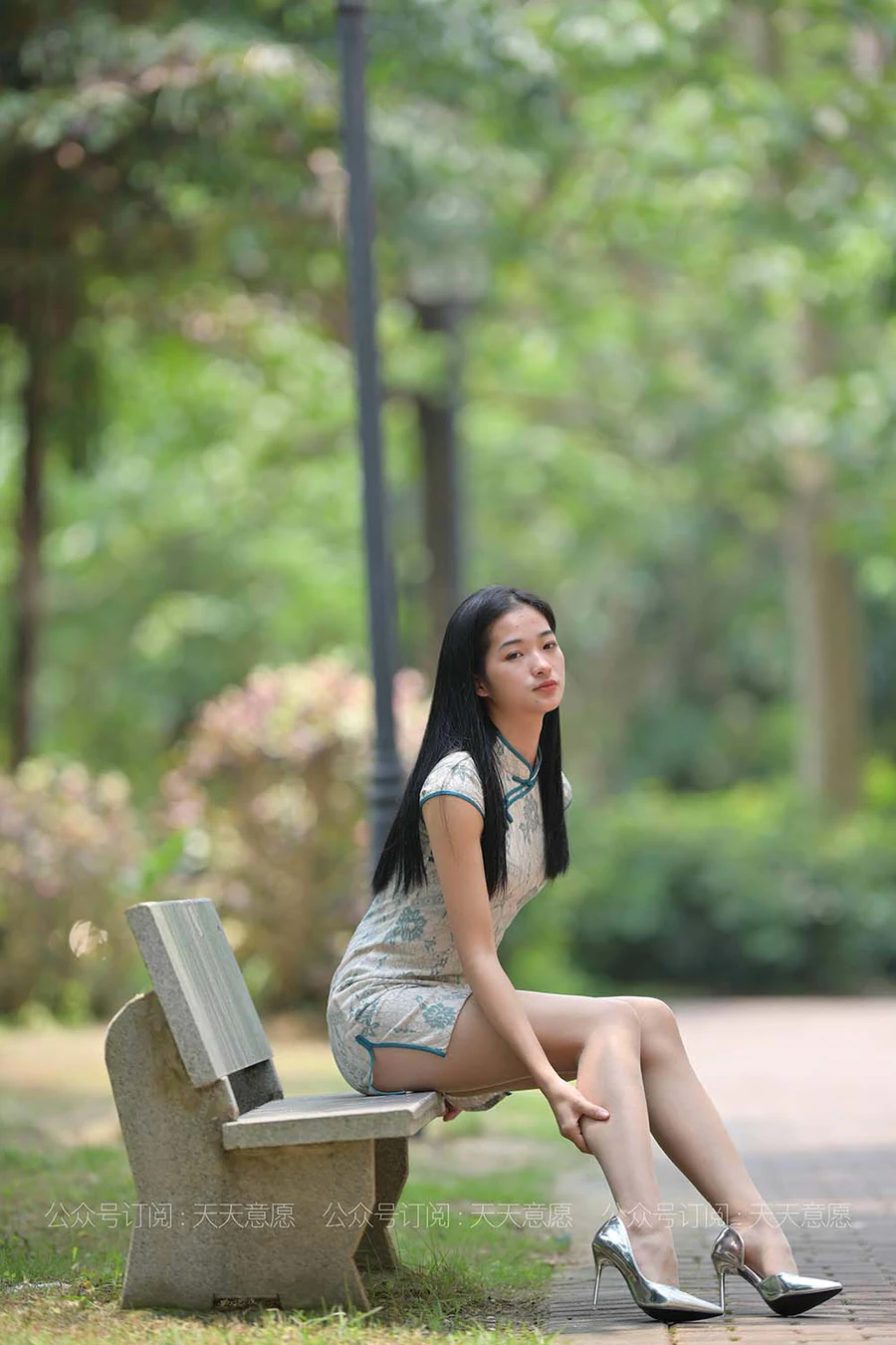 [IESS异思趣向] 2021.05.04 丝享家796：宁宁《绿荫旗袍秀》 IESS异思趣向-第1张
