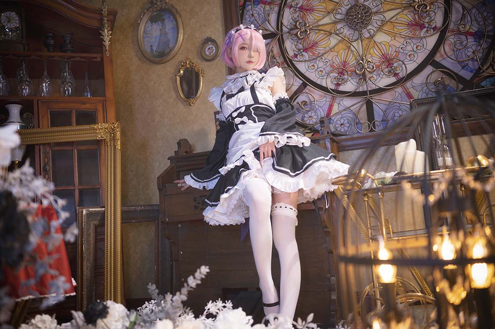 阿包也是兔娘 – 拉姆女仆 Cosplay-第1张