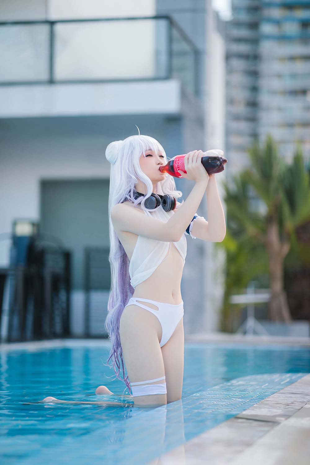 焖焖碳 – 恶毒泳衣 Cosplay-第1张