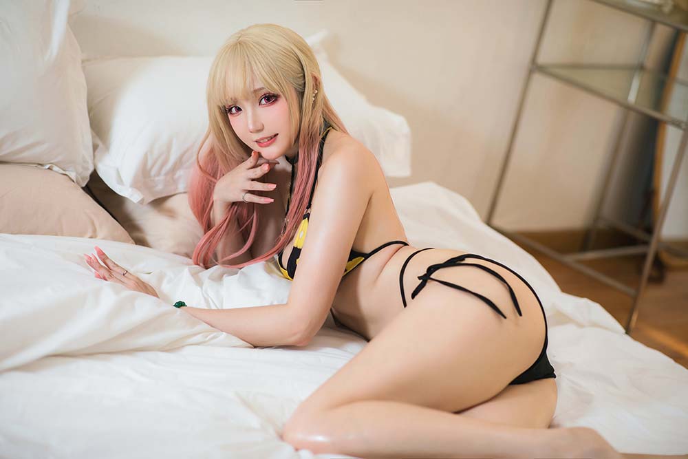 瓜希酱 – 喜多川海梦泳装 Cosplay-第1张