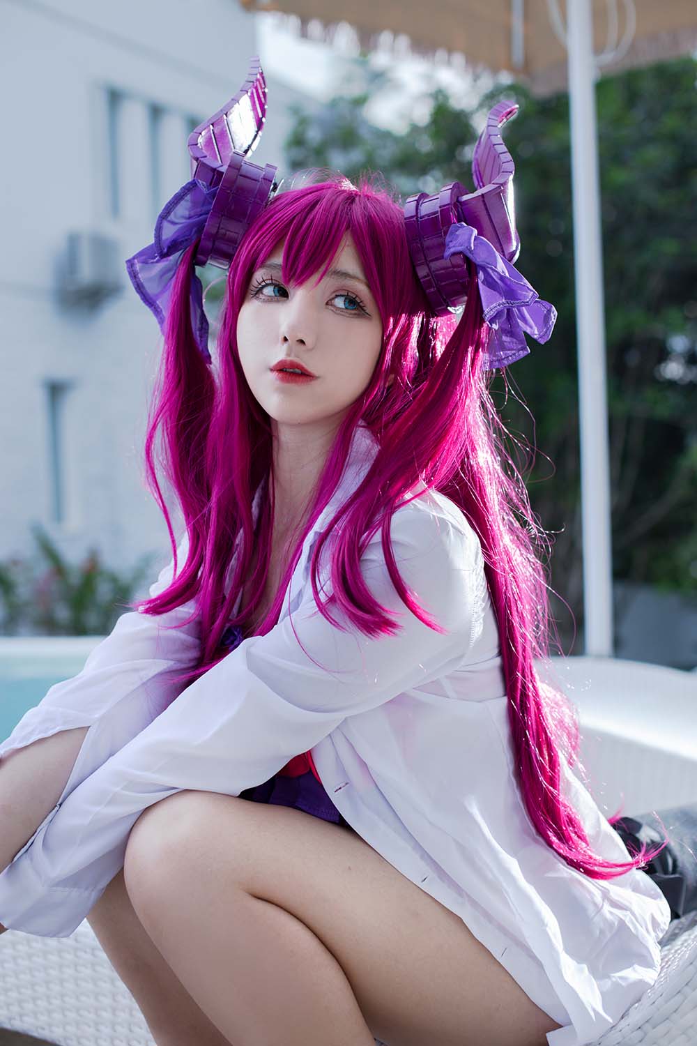 九曲Jean – 龙娘泳装 Cosplay-第2张