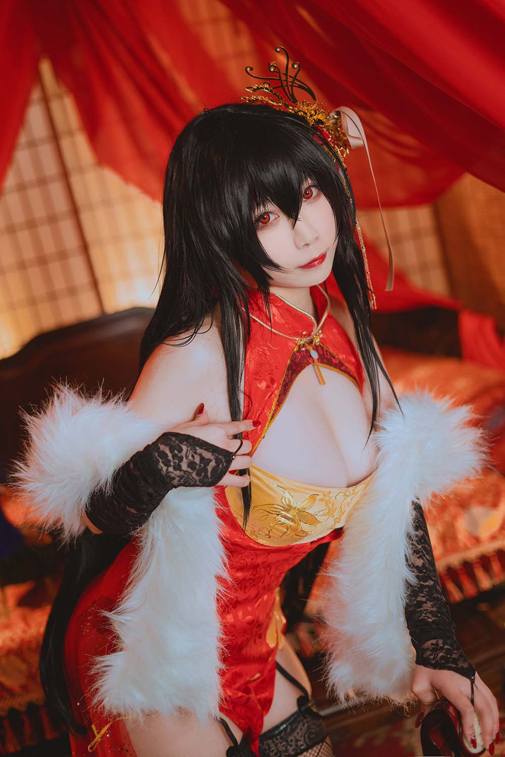 贞子蜜桃 – 大凤旗袍 Cosplay-第2张