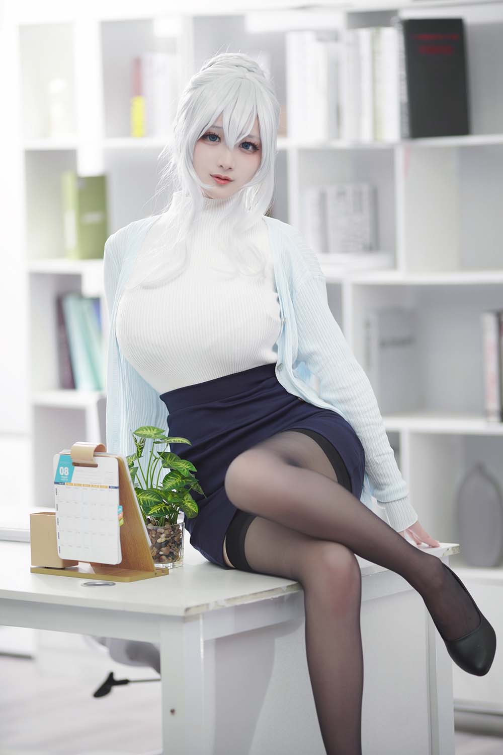 幼愛youmeko – 未亡人雪女 Cosplay-第1张