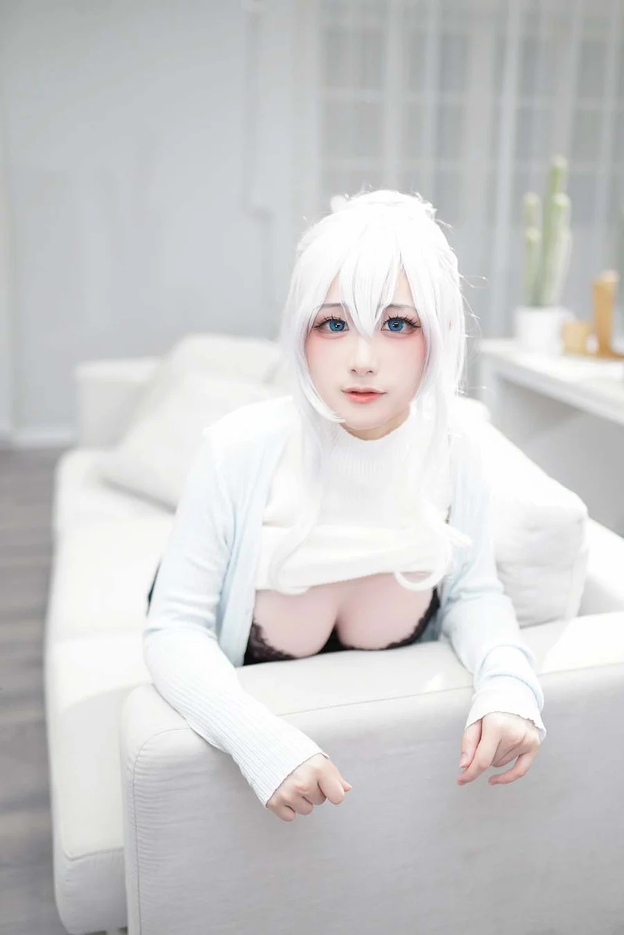 幼愛youmeko – 未亡人雪女 Cosplay-第2张