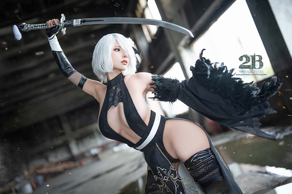 Hane Ame 雨波写真 – Nier 2B Nijan Cosplay-第2张