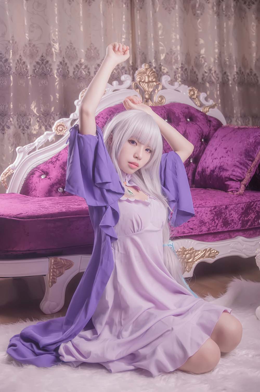 白易子教主 – RE从零开始的异世界生活 艾米莉娅 Cosplay-第1张