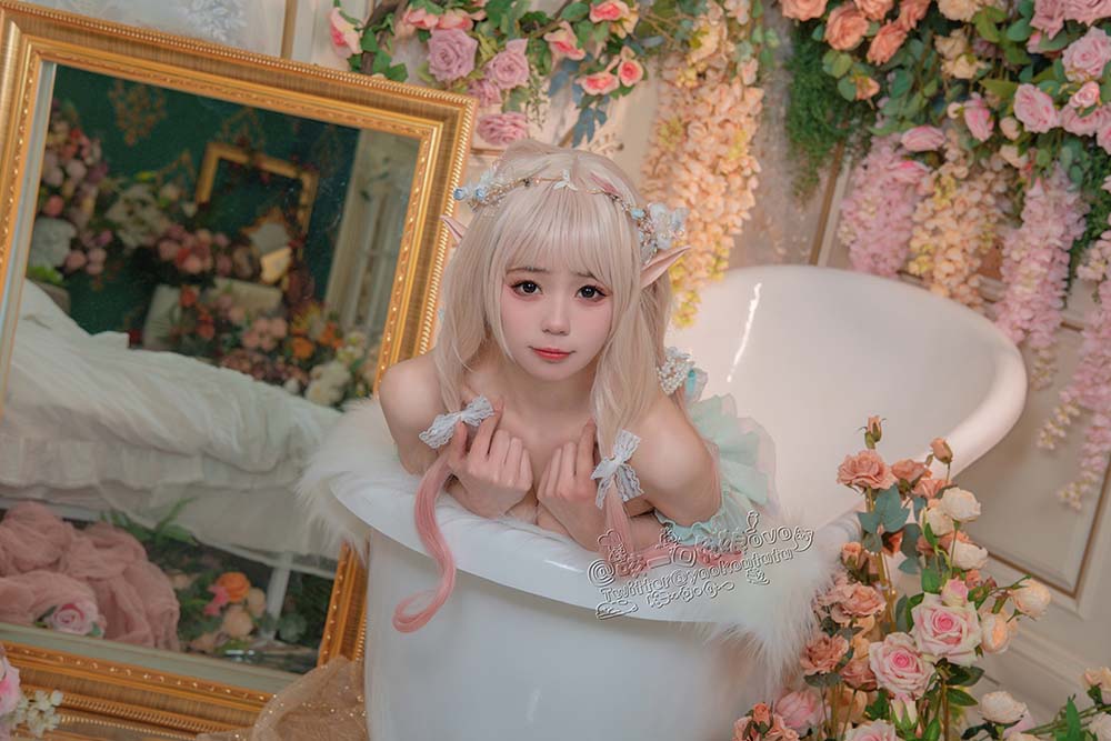 咬一口兔娘 – 豌豆公主的秘密花房 Cosplay-第2张