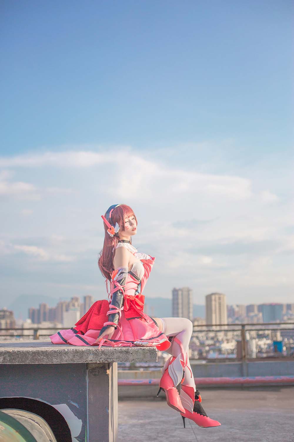 北之北 – 守望先锋 魔法少女D.VA Cosplay-第1张