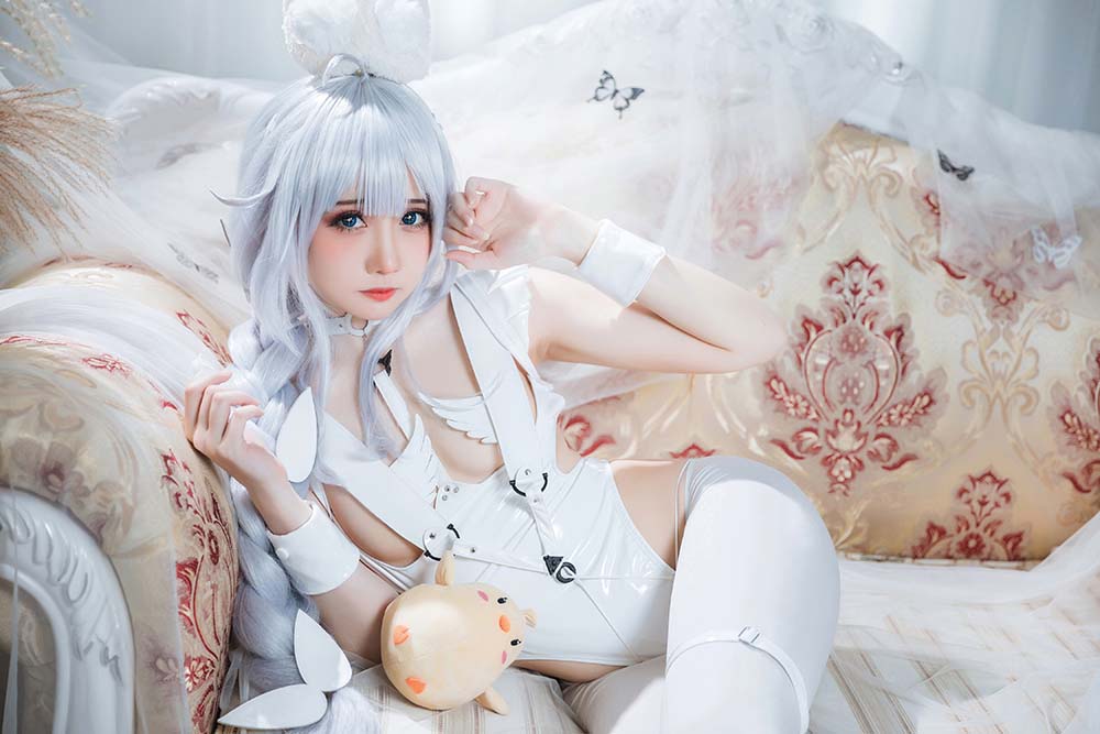焖焖碳 – 恶毒兔头 Cosplay-第1张