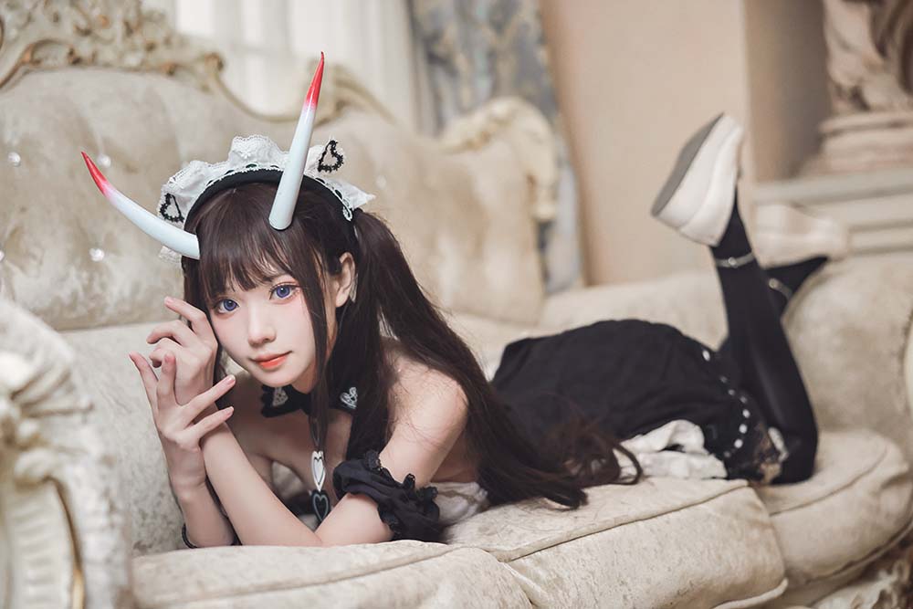 花柒Hana – 能代女仆 Cosplay-第2张