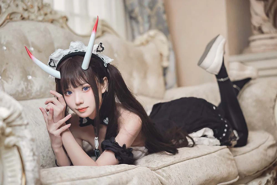 花柒Hana – 能代女仆 Cosplay-第2张