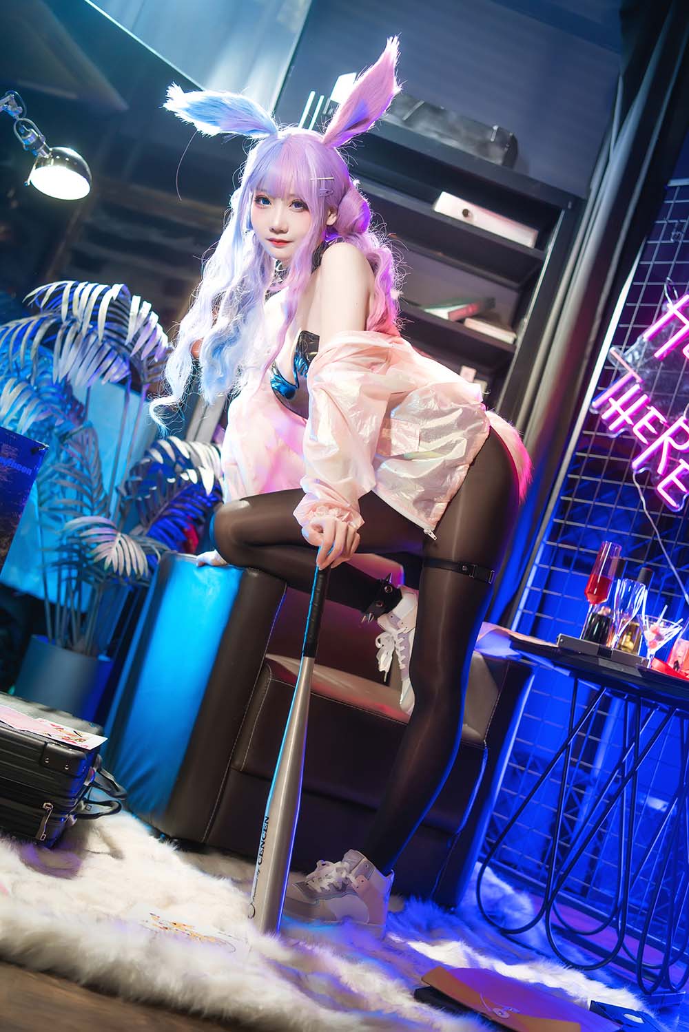 焖焖碳 – 麻辣兔头X异色兔 Cosplay-第2张