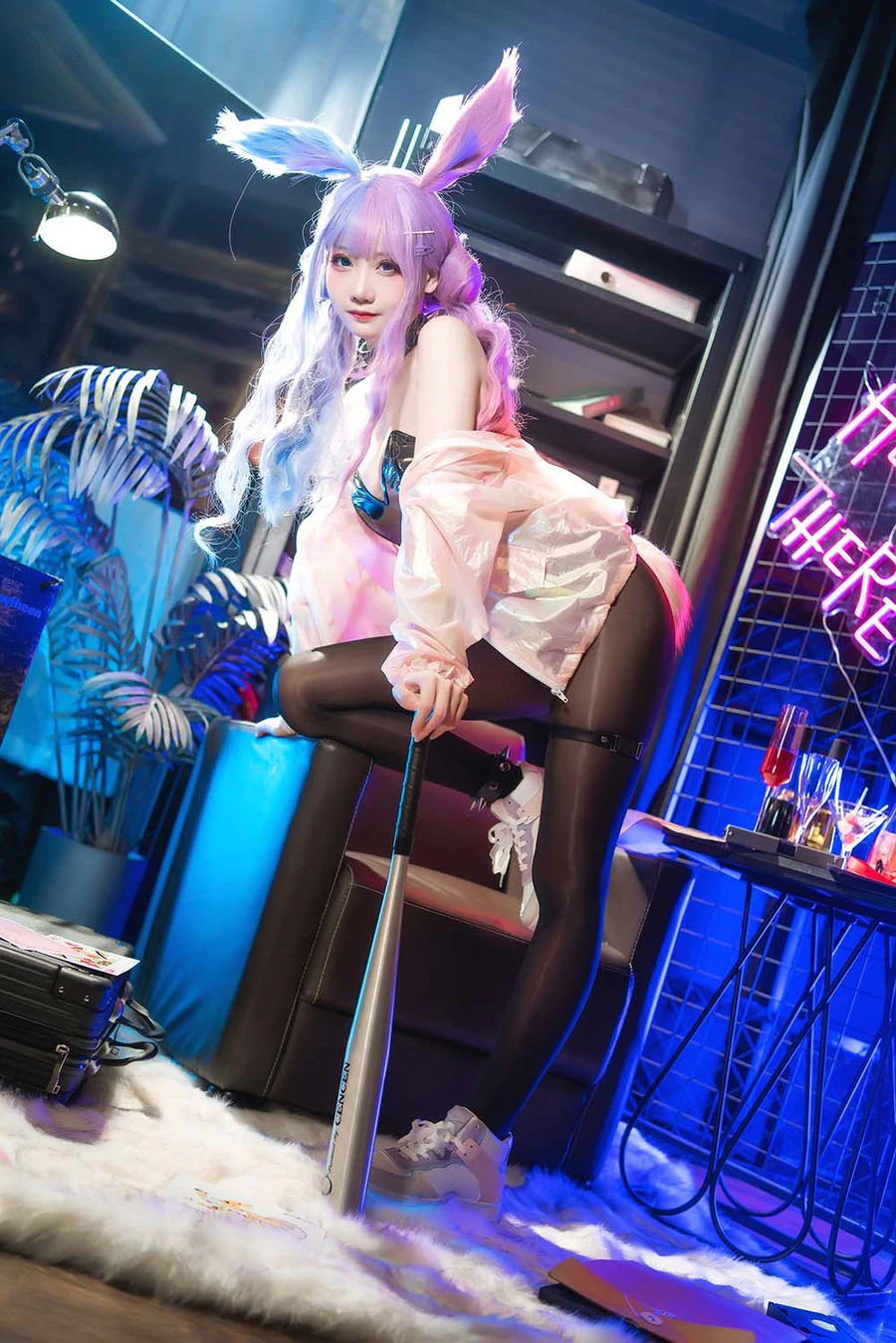 焖焖碳 – 麻辣兔头X异色兔 Cosplay-第2张