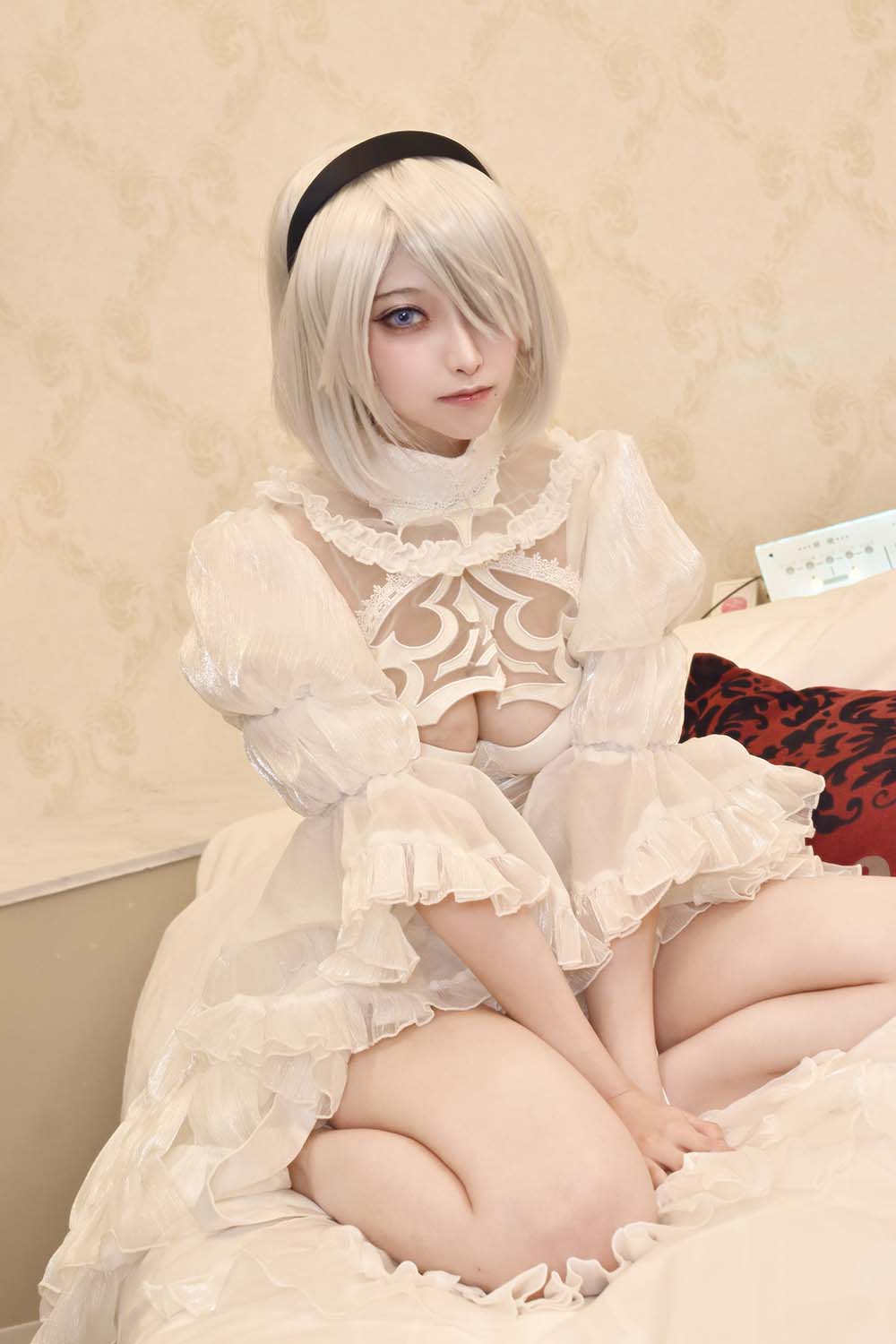 Akichi – 2B Bride Cosplay-第1张