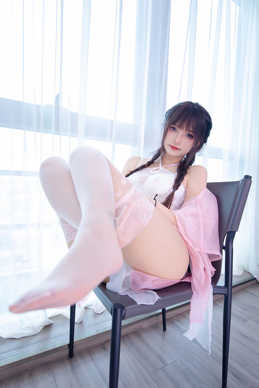 神楽板真冬 – 桃花潭水 Cosplay-第2张