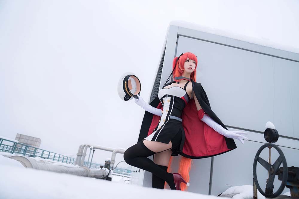 爱老师_PhD – 碧蓝航线 火奴鲁鲁 Cosplay-第1张