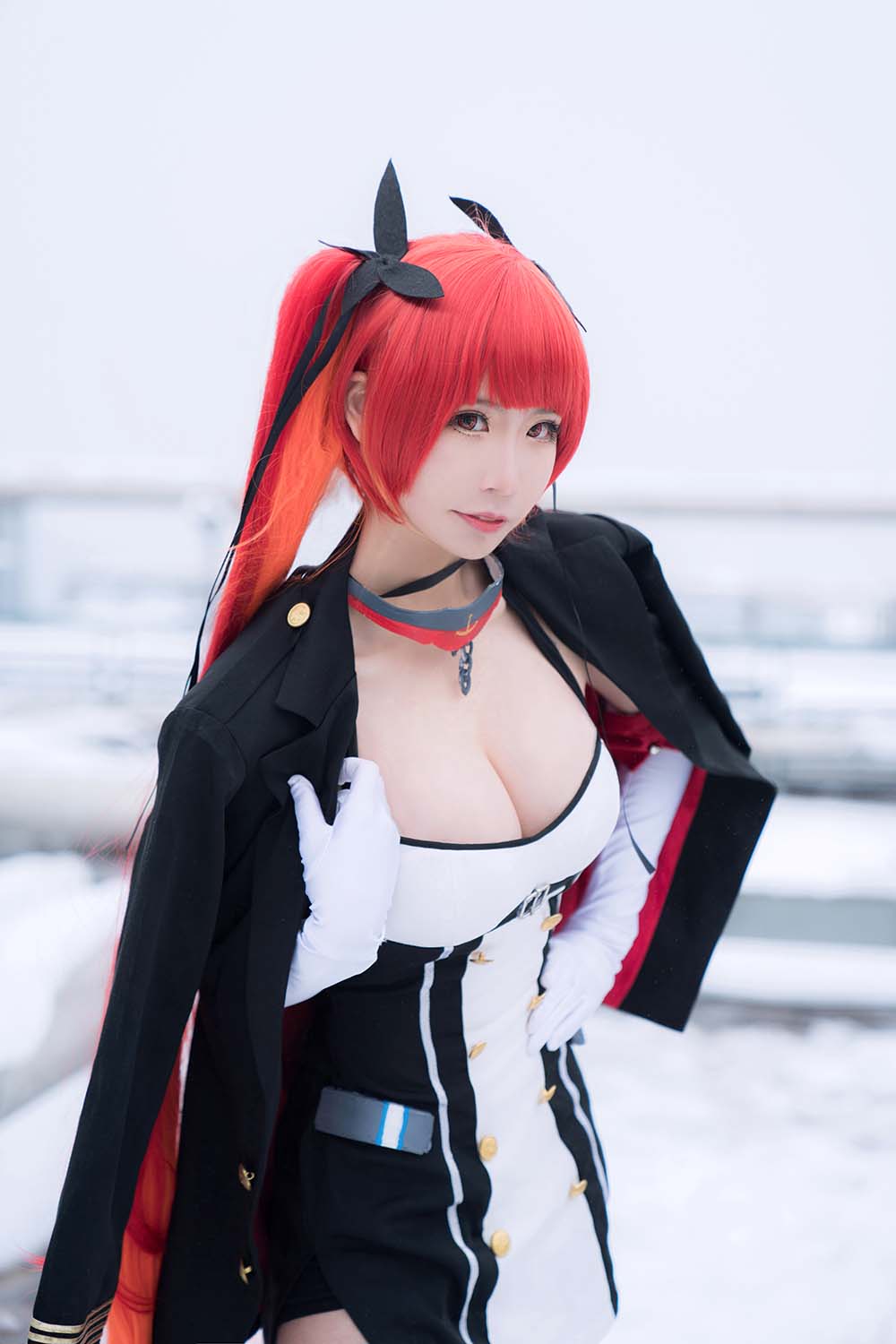 爱老师_PhD – 碧蓝航线 火奴鲁鲁 Cosplay-第2张