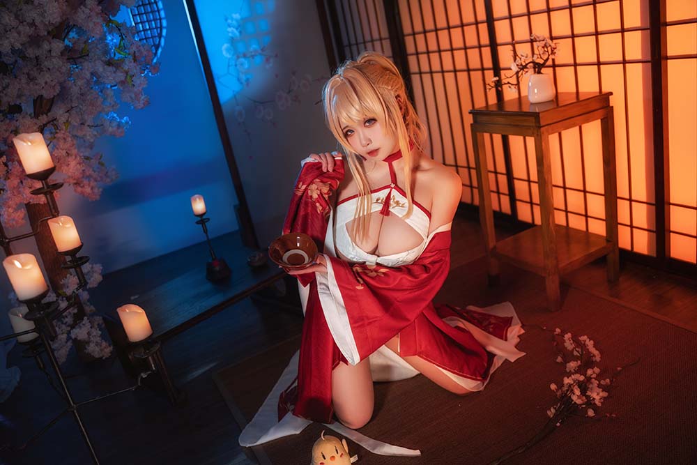 贞子蜜桃 – 碧蓝航线 新春光荣 Cosplay-第2张