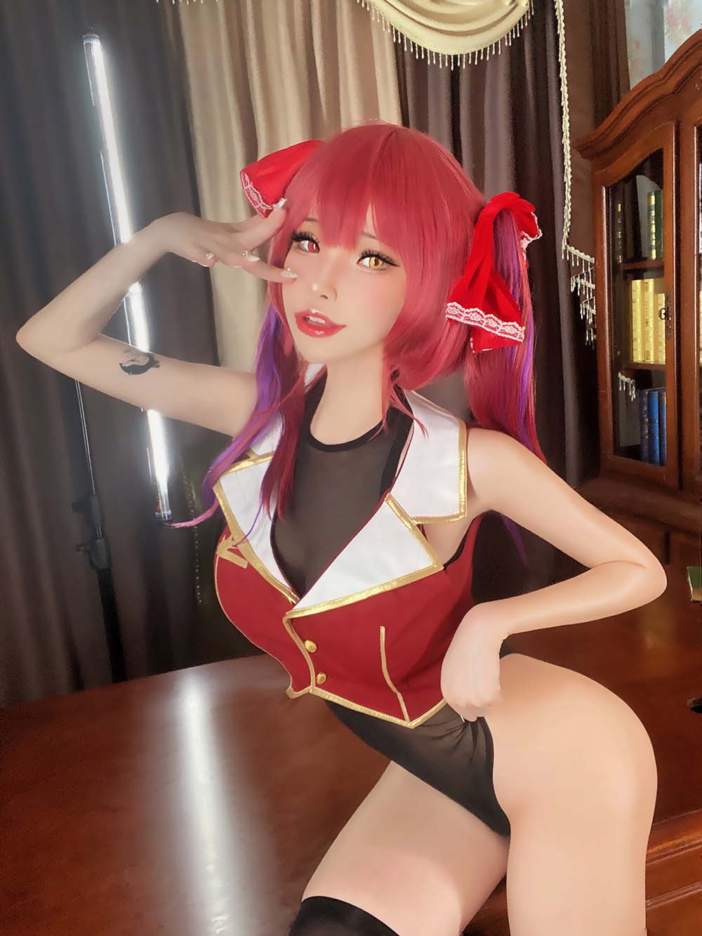 花リリ(Plant Lily) – Marine Cosplay-第1张
