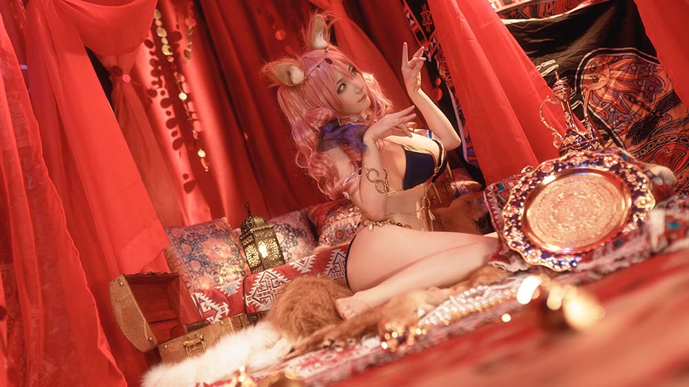 是三不是世w – 玉藻前舞娘 Cosplay-第2张