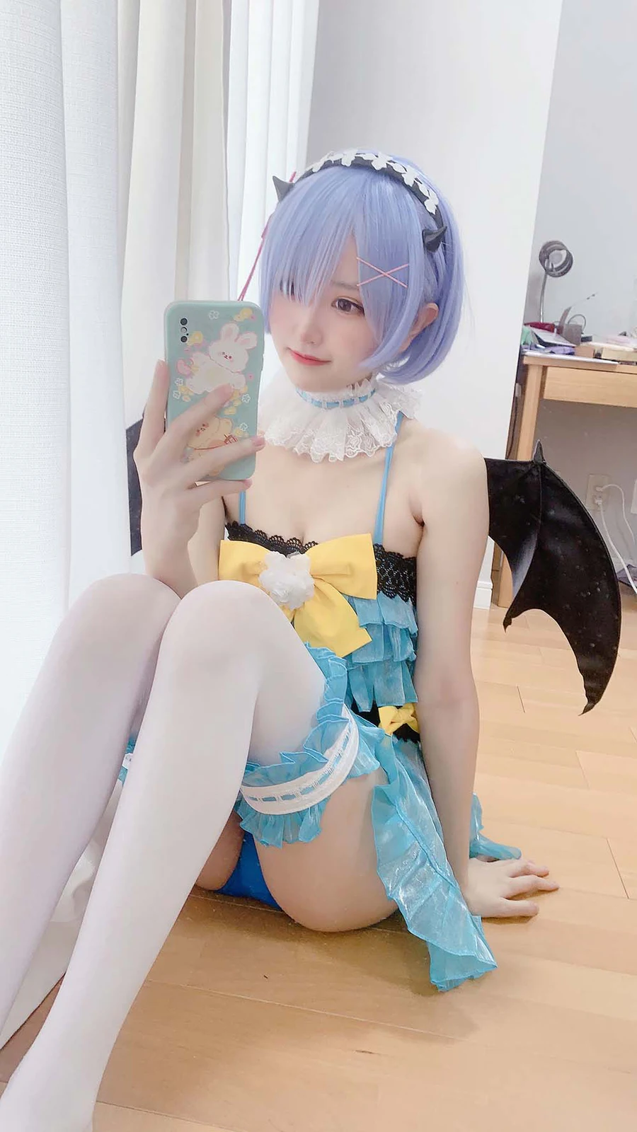 千阳(ちよ) – 雷姆小恶魔cos Cosplay-第2张